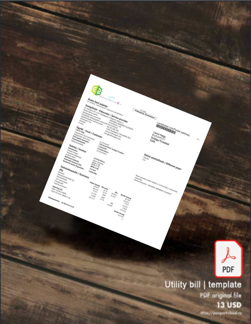 Utility bill | Albanian Power | Albania